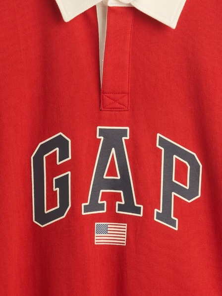 GAP Детска поло тениска Americana GAP