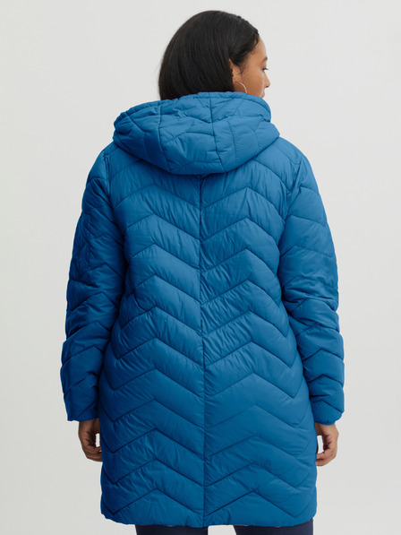 Fransa Синьо дамско ватирано яке Fransa