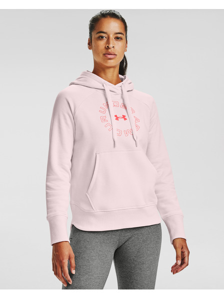 Under Armour Дамски суитшърт Under Armour Rival Fleece Metallic Hoodie