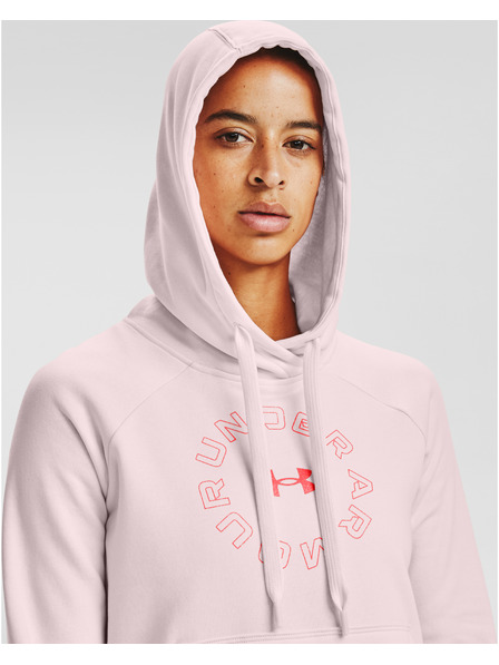 Under Armour Дамски суитшърт Under Armour Rival Fleece Metallic Hoodie