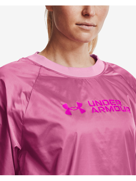 Under Armour Дамски суитшърт Under Armour Recover Storm Woven Shine Crew
