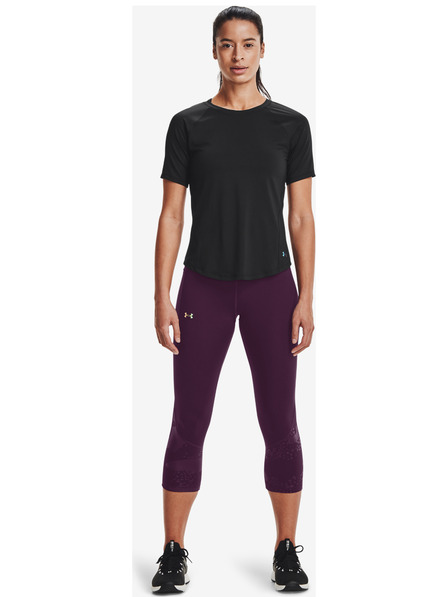 Under Armour Дамски компресиращи легинси Under Armour Rush Tonal Capri PKT NS