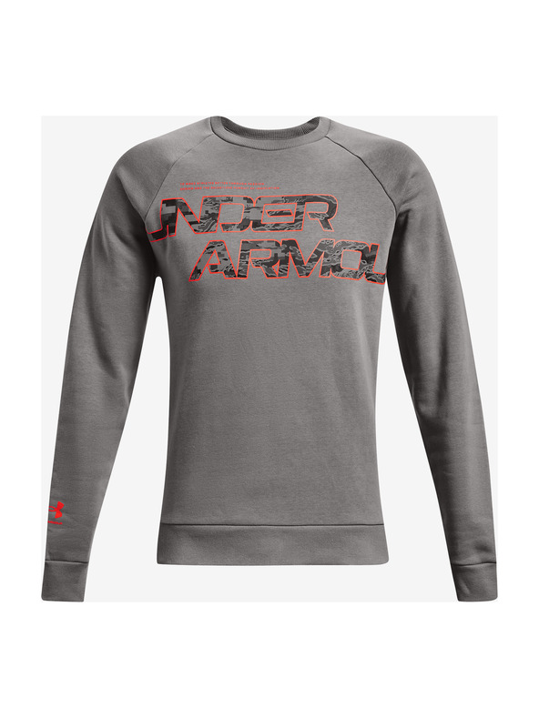 Under Armour Мъжки суитшърт Under Armour UA RIVAL FLC CAMO SCRIPT CRW