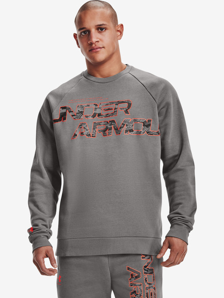 Under Armour Мъжки суитшърт Under Armour UA RIVAL FLC CAMO SCRIPT CRW
