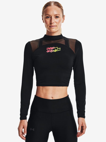Under Armour Дамска тениска Under Armour HG Q3 Crop Mockneck
