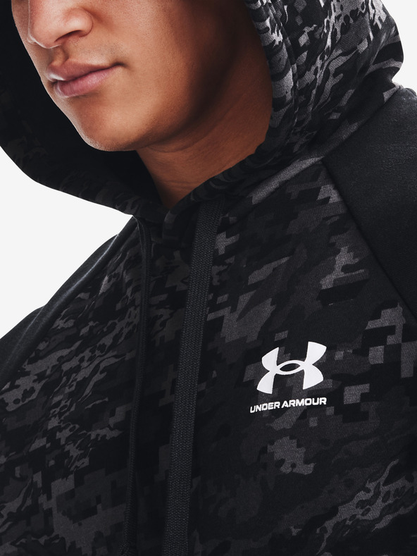 Under Armour Мъжки суитшърт Under Armour RIVAL FLC CAMO SCRIPT HD