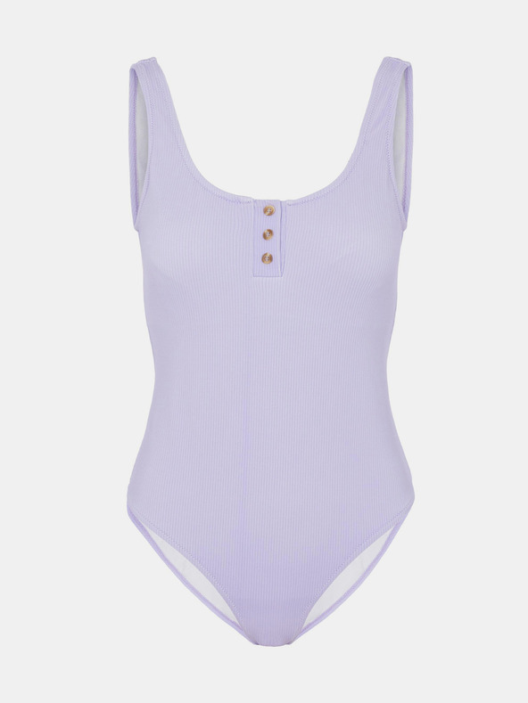 Pieces Светлолилава блуза с копчета Pieces Nancy