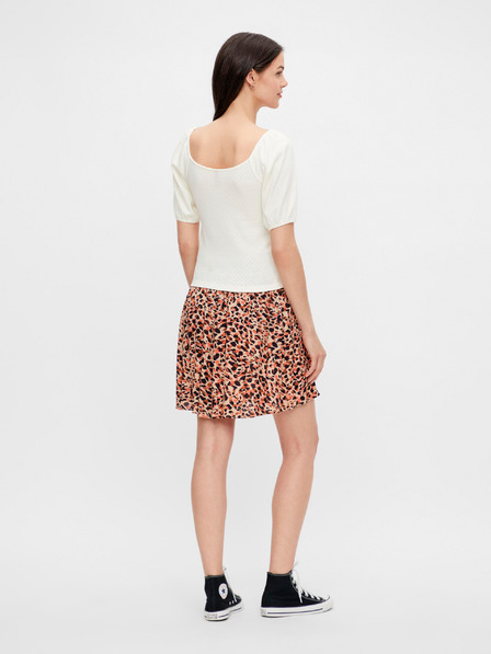 Pieces Кремава шарена блуза Pieces Lucy