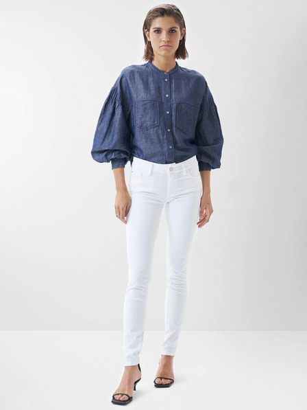 Salsa Jeans Бели дамски дънки с прилепнала кройка Salsa Jeans
