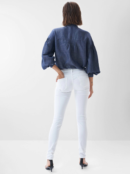 Salsa Jeans Бели дамски дънки с прилепнала кройка Salsa Jeans