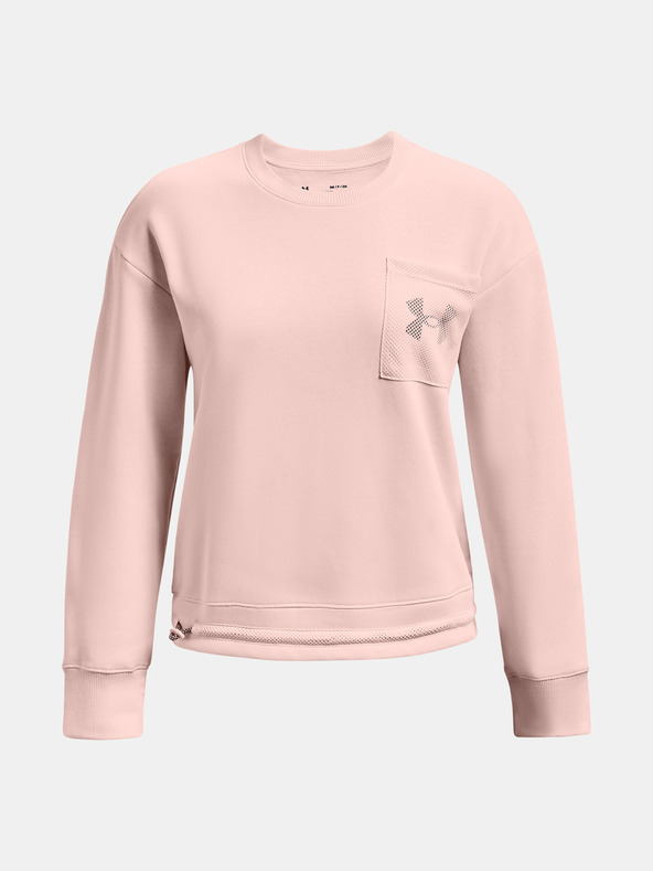 Under Armour Дамски суитшърт Under Armour Rival Fleece Mesh Crew