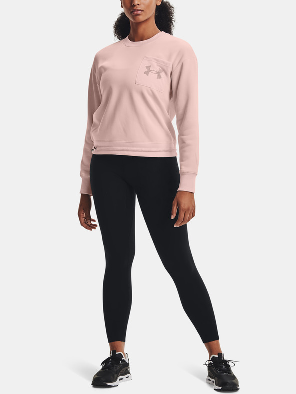 Under Armour Дамски суитшърт Under Armour Rival Fleece Mesh Crew