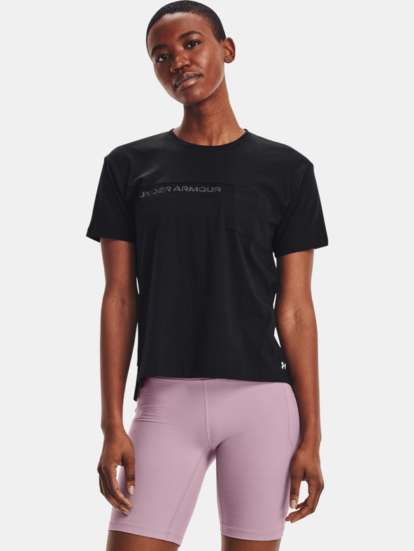 Under Armour Дамска тениска Under Armour Live Pocket Mesh Graphic SS