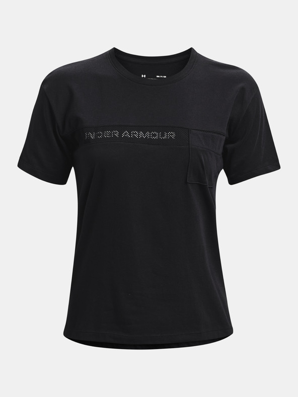 Under Armour Дамска тениска Under Armour Live Pocket Mesh Graphic SS