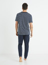Celio Тъмно синя мъжка пижама на райета Celio Bisible