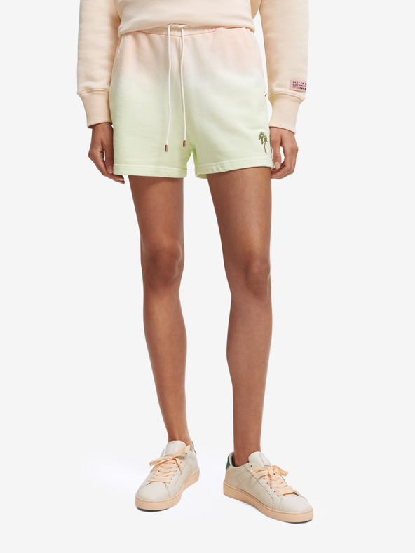 Scotch & Soda Кайсиевозелени дамски къси панталони Scotch & Soda