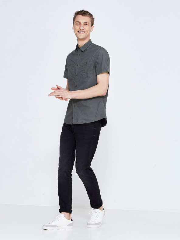 Celio Сива мъжка риза Celio Garbis