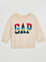 GAP Бебешки пуловер с лого на GAP