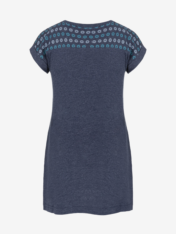 Loap LOAP Besu тъмносиня раирана рокля за момиче