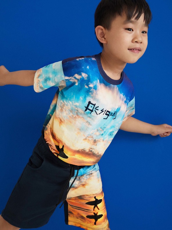 Desigual Тъмносини къси панталони за момчета Desigual Angel