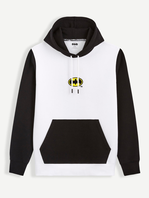 Celio Черно-бял мъжки суитшърт Celio Batman