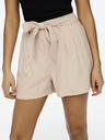 ONLY Бежови къси панталони с връзки ONLY Mago