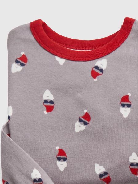 GAP Детска пижама Santa, 2 части GAP