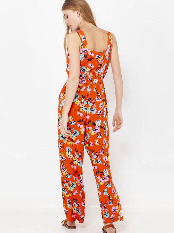 CAMAIEU Оранжев гащеризон с цветя CAMAIEU