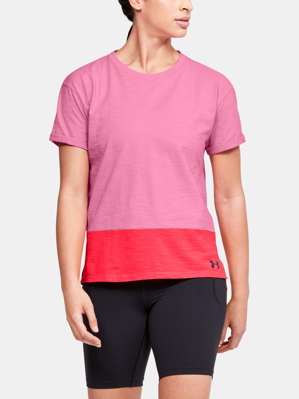 Under Armour Дамска тениска Under Armour Charged Cotton SS