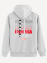 Celio Светлосива мъжка блуза Celio Iron Man с щампа