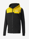 Puma Жълто-черна мъжка спортна качулка Puma