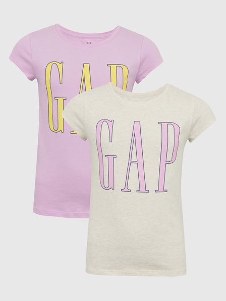 GAP Детски тениски с логото, 2 бр. GAP