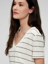 GAP Ленена раирана тениска GAP