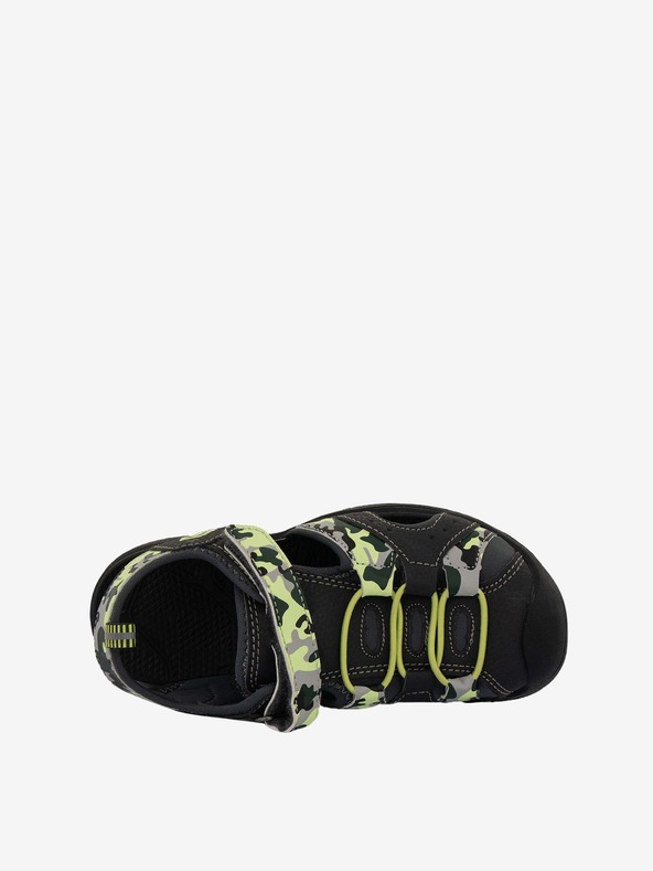 ALPINE PRO Жълто-сиви детски сандали ALPINE PRO WHITE