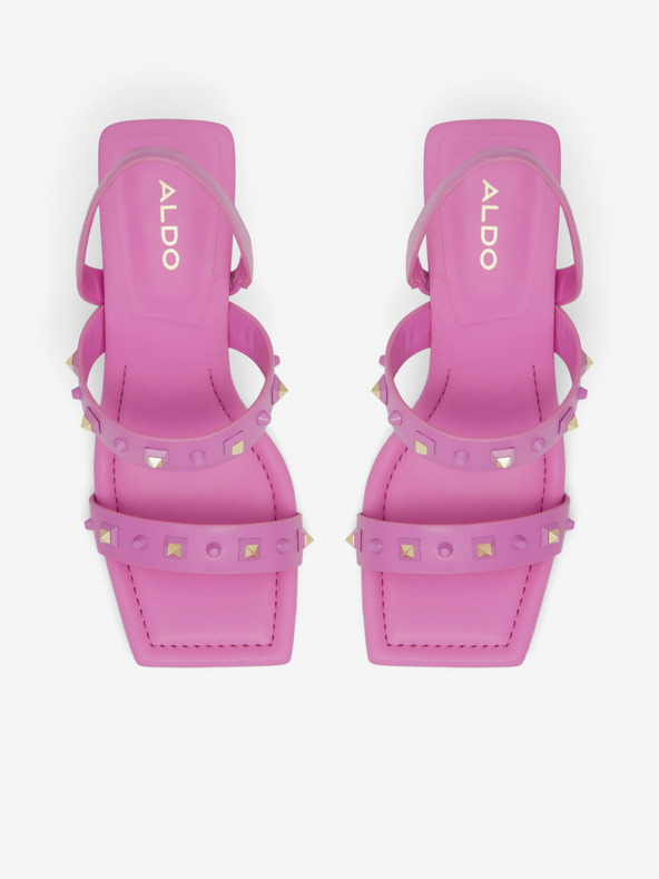 Aldo Тъмнорозови дамски сандали с ток ALDO Louella