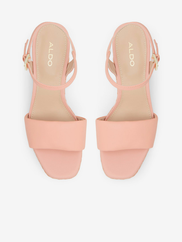 Aldo Кайсиеви дамски сандали от естествена кожа с клин ALDO Jeigh