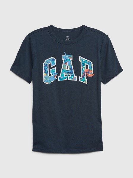 GAP Детска органична тениска с лого GAP