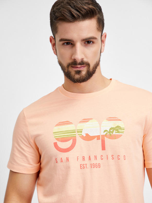 GAP Ретро тениска с лого GAP