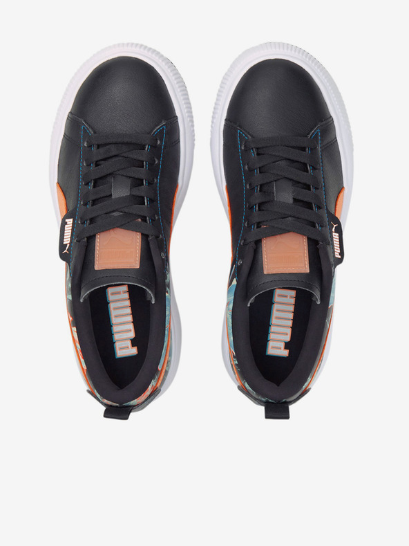 Puma Черни дамски маратонки от естествена кожа Puma Mayu