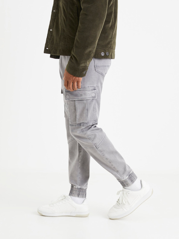 Celio Светлосиви мъжки панталони Celio