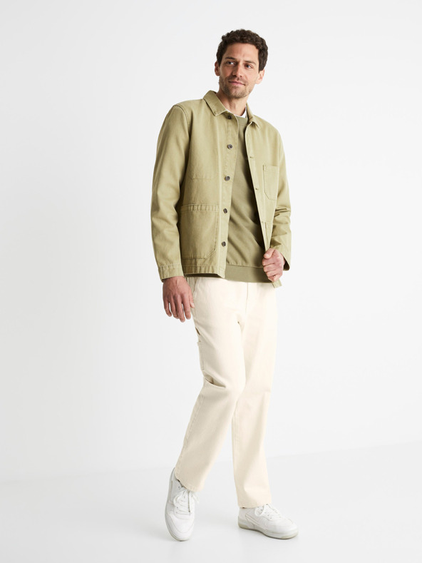 Celio Ленен панталон за костюм Bocarp Celio