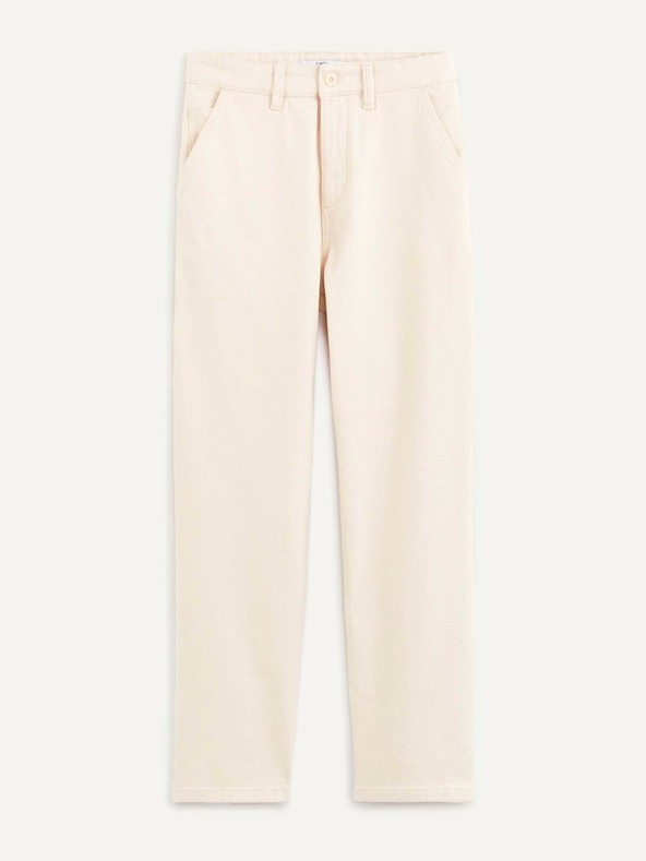 Celio Ленен панталон за костюм Bocarp Celio