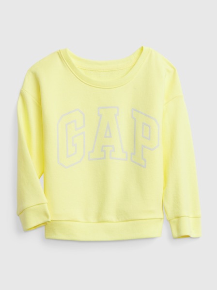 GAP Бебешки суитшърт с лого GAP