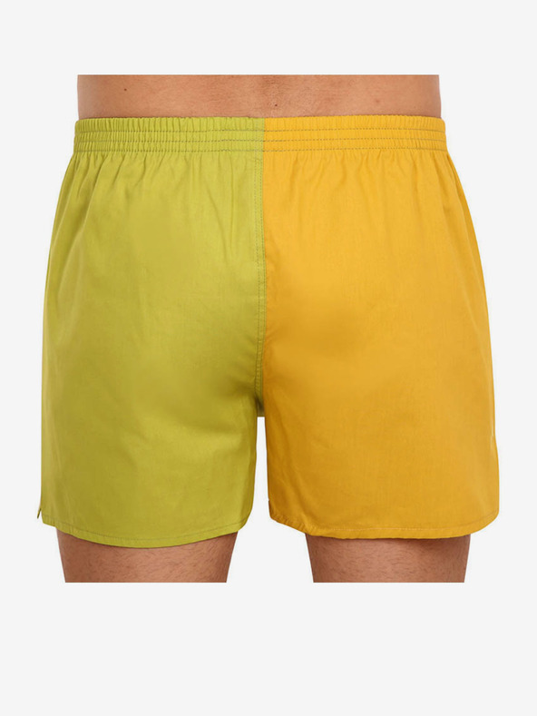 Dedoles Жълто-зелени мъжки къси панталони Dedoles