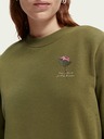 Scotch & Soda Хаки дамски суитшърт Scotch & Soda