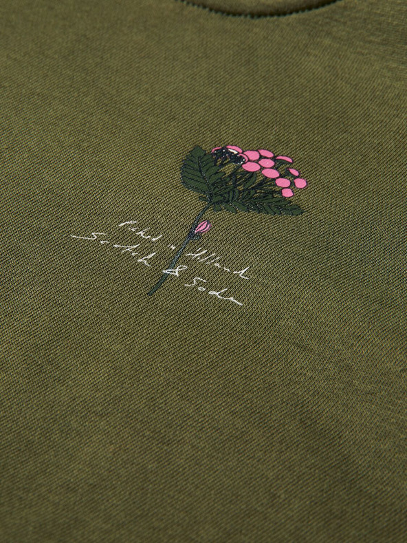 Scotch & Soda Хаки дамски суитшърт Scotch & Soda