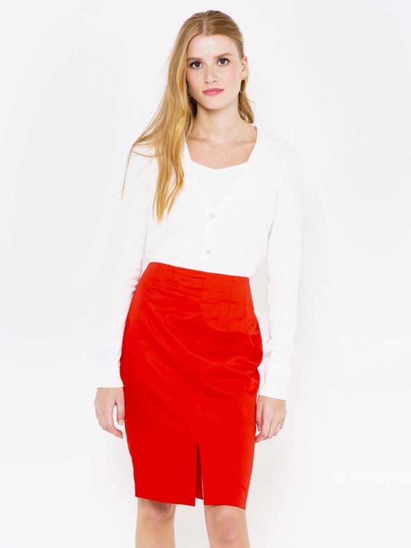 CAMAIEU Бяла жилетка CAMAIEU