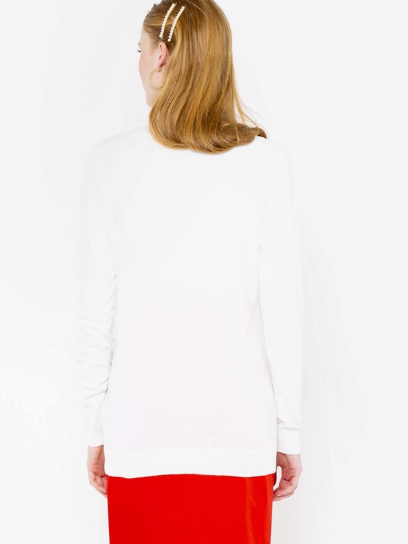 CAMAIEU Бяла жилетка CAMAIEU