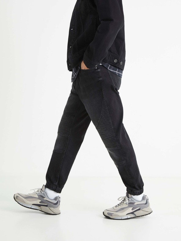 Celio Черен мъжки дънков панталон Celio