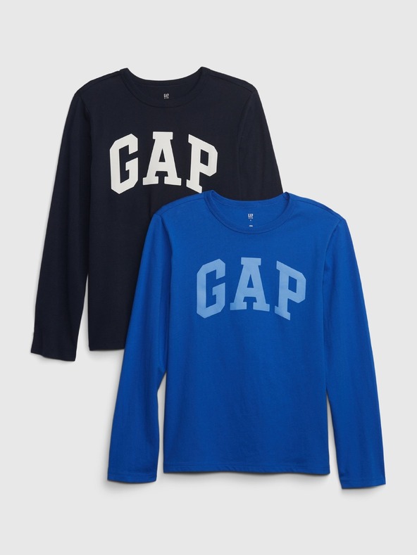 GAP Детски тениски с лого, 2 бр. GAP